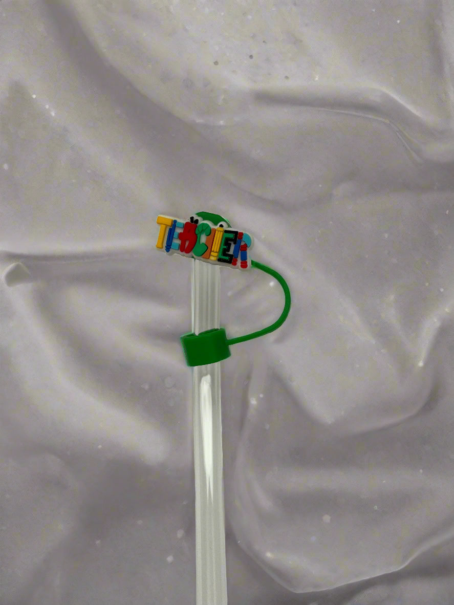 Teacher Straw Topper