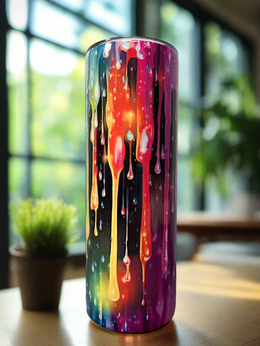 Colorful Drip Tumbler