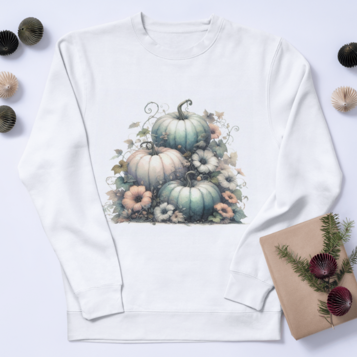 Pumpkins & Flowers Sweatshirt