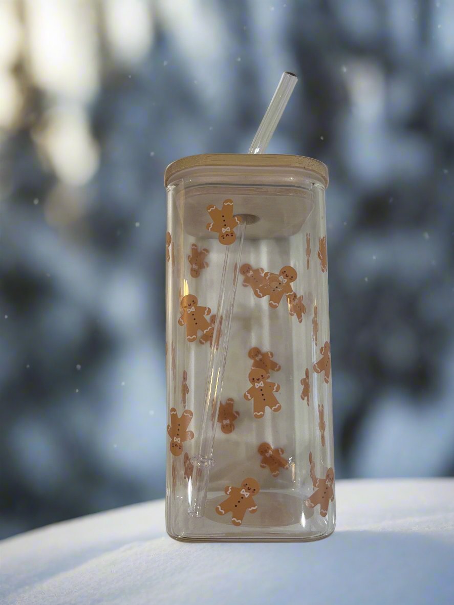 Gingerbread square glass