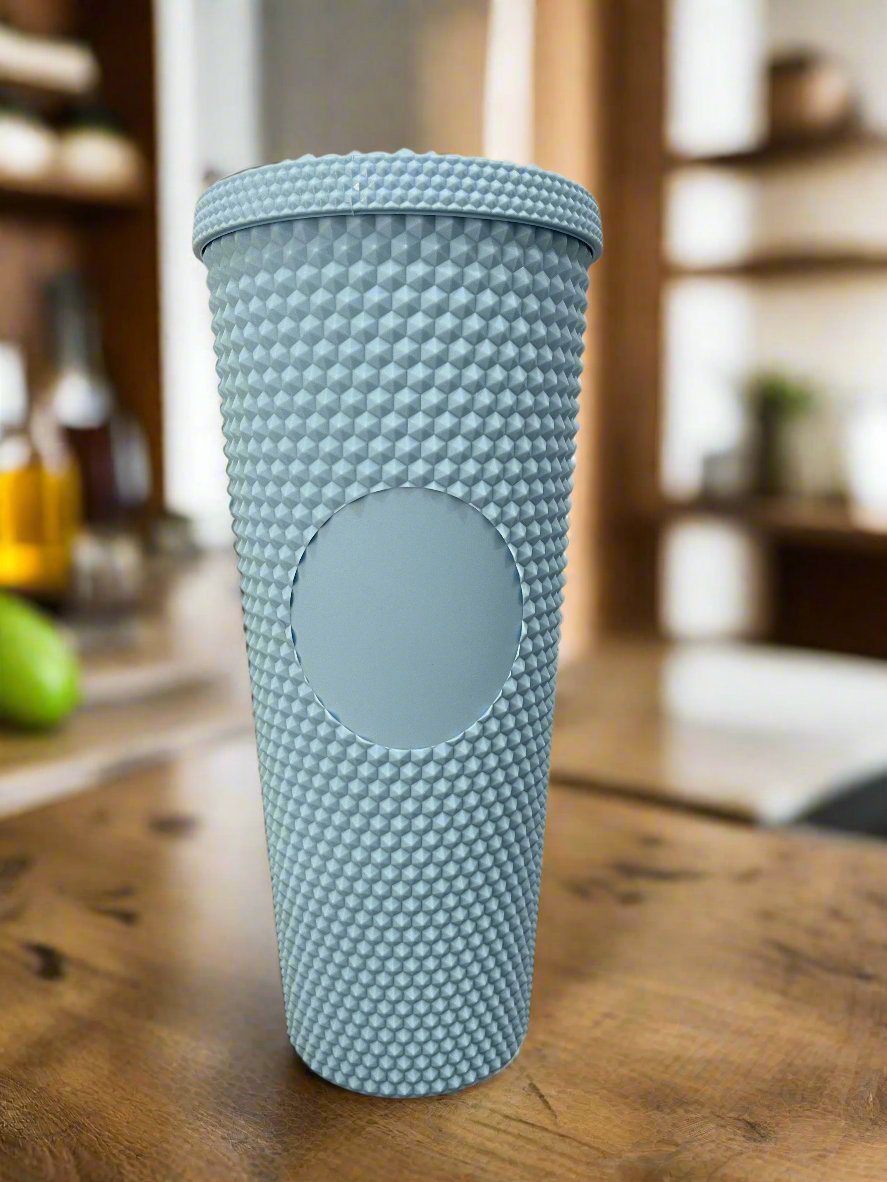Cloud Blue Studded Tumbler