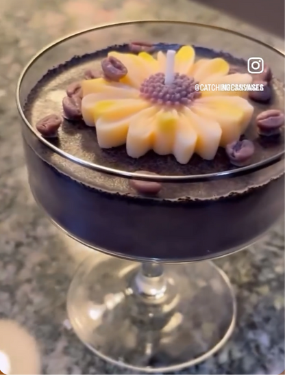 Espresso-Tini & Sunflowers Candle