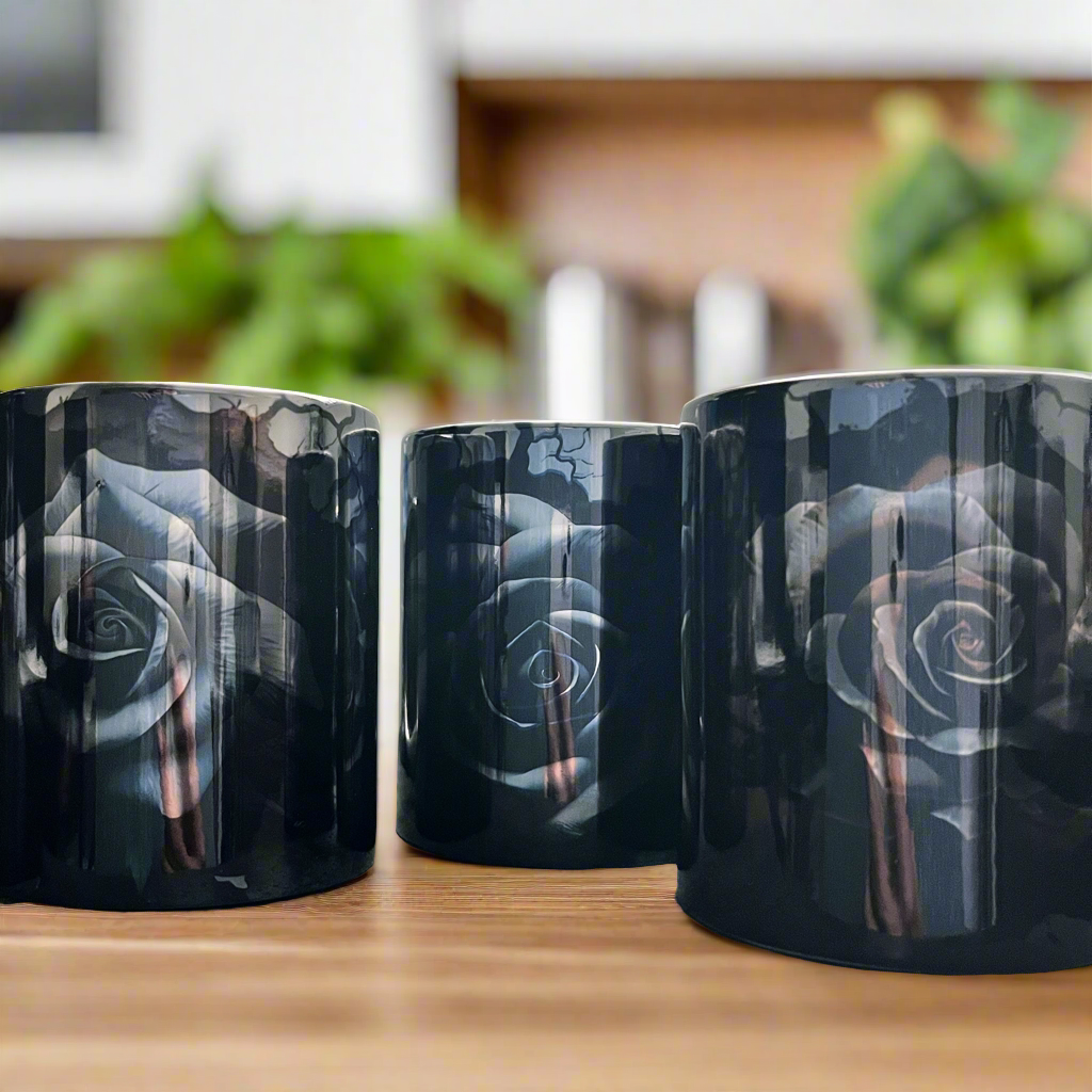 Reflective Rose Mug