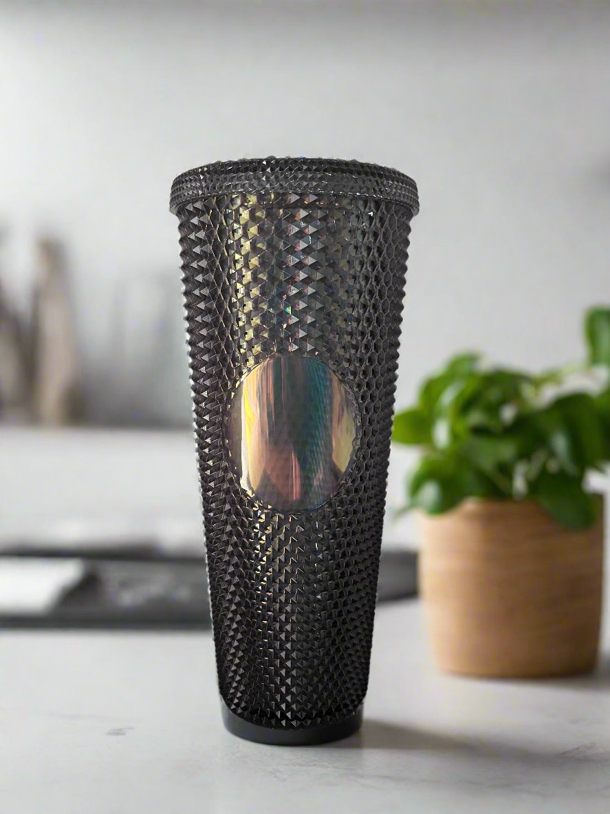 Black Studded Tumbler