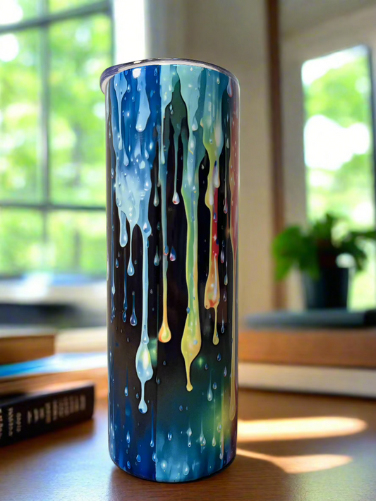 Colorful Drip Tumbler