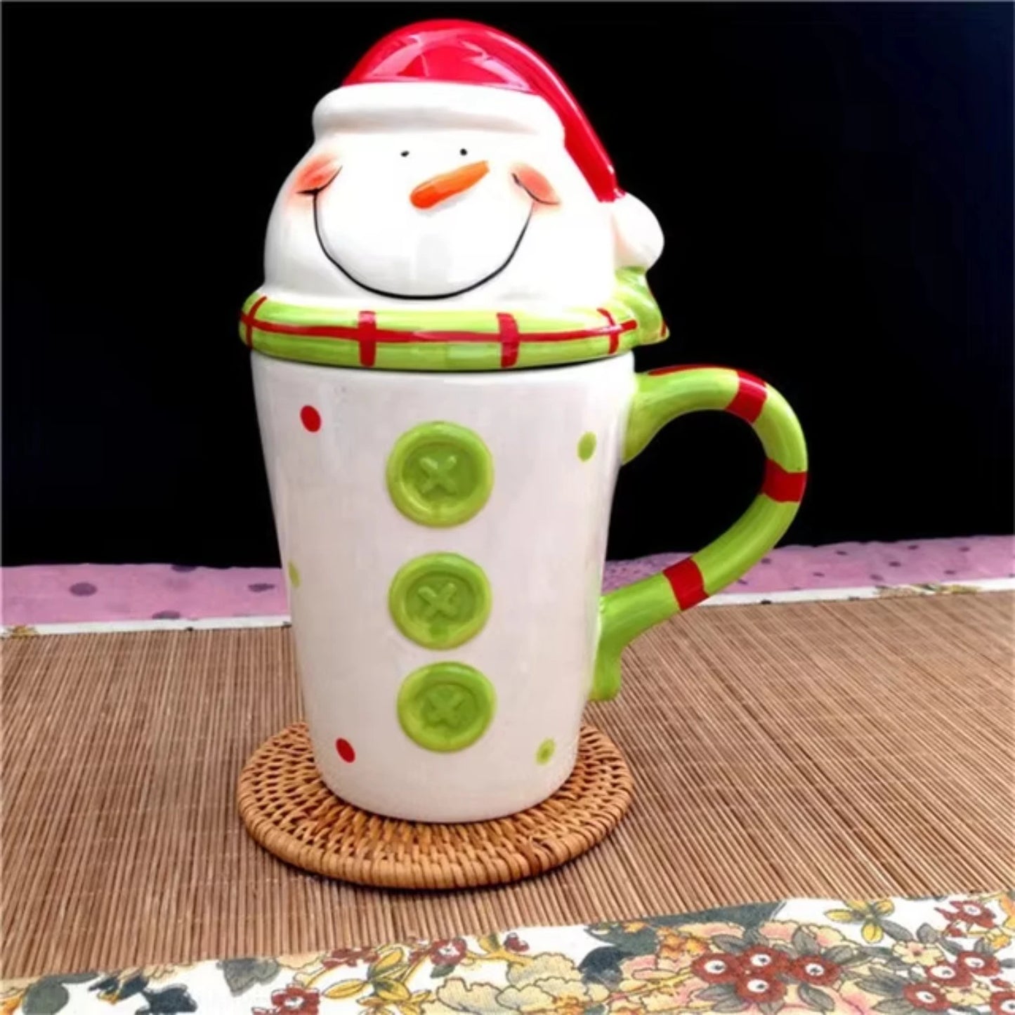 Snowman Christmas mug