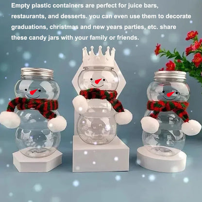 Christmas Snowman Sealed Jar