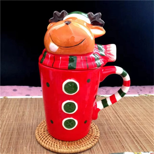 Raindeer Christmas mug