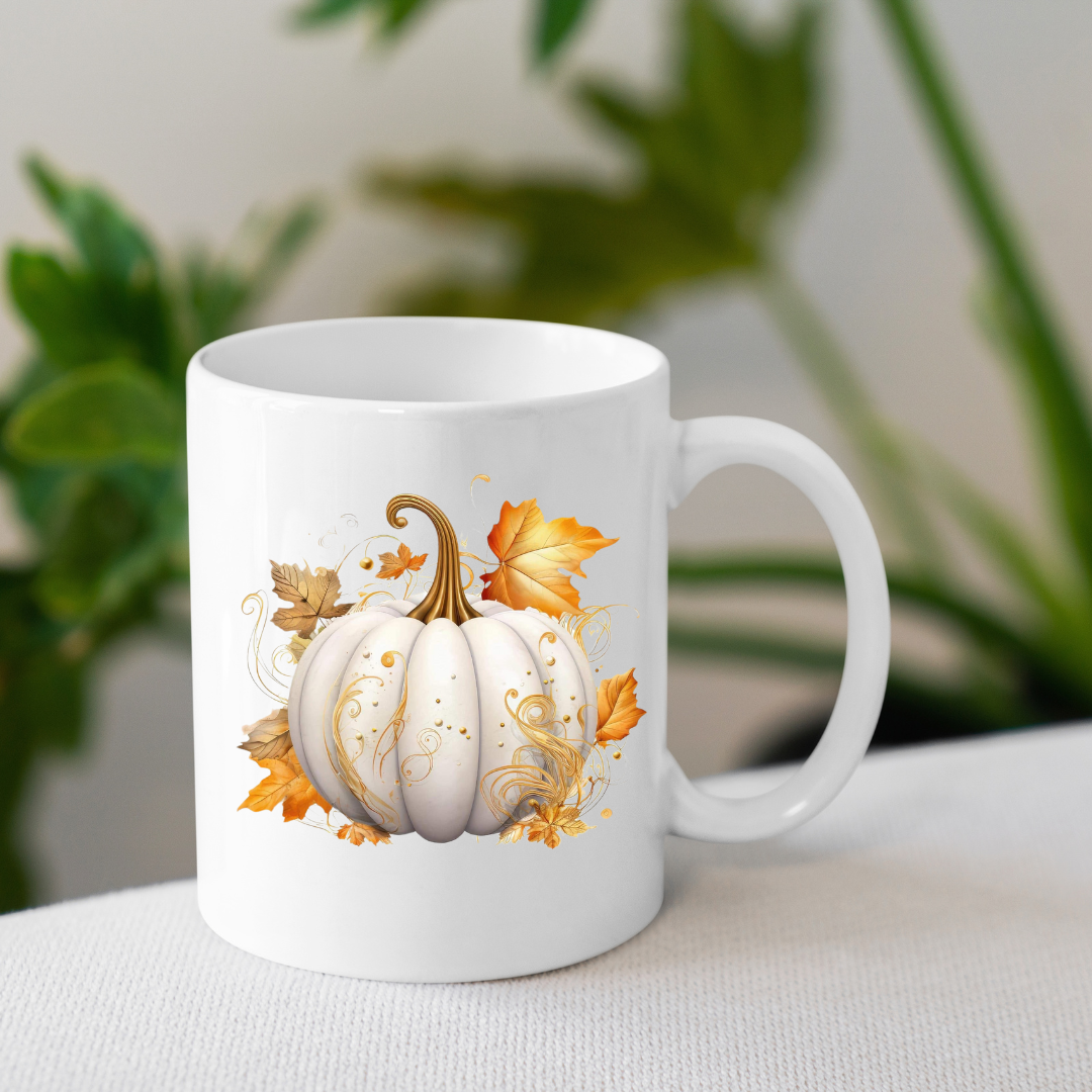 White Pumpkin Mug