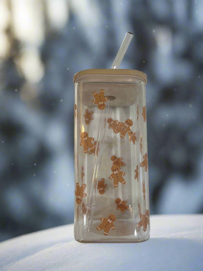 Gingerbread square glass